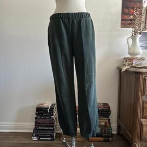 Brandy Melville dark green sweatpants